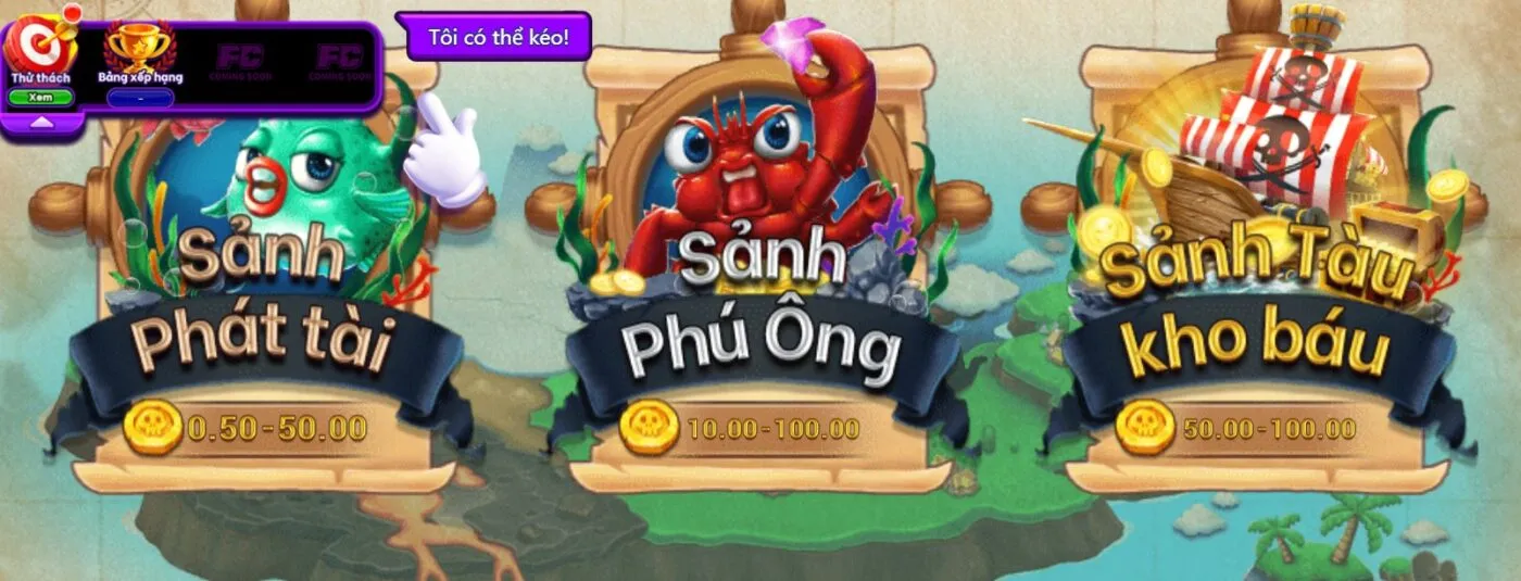 Các sảnh chơi Bao Chuan Fishing