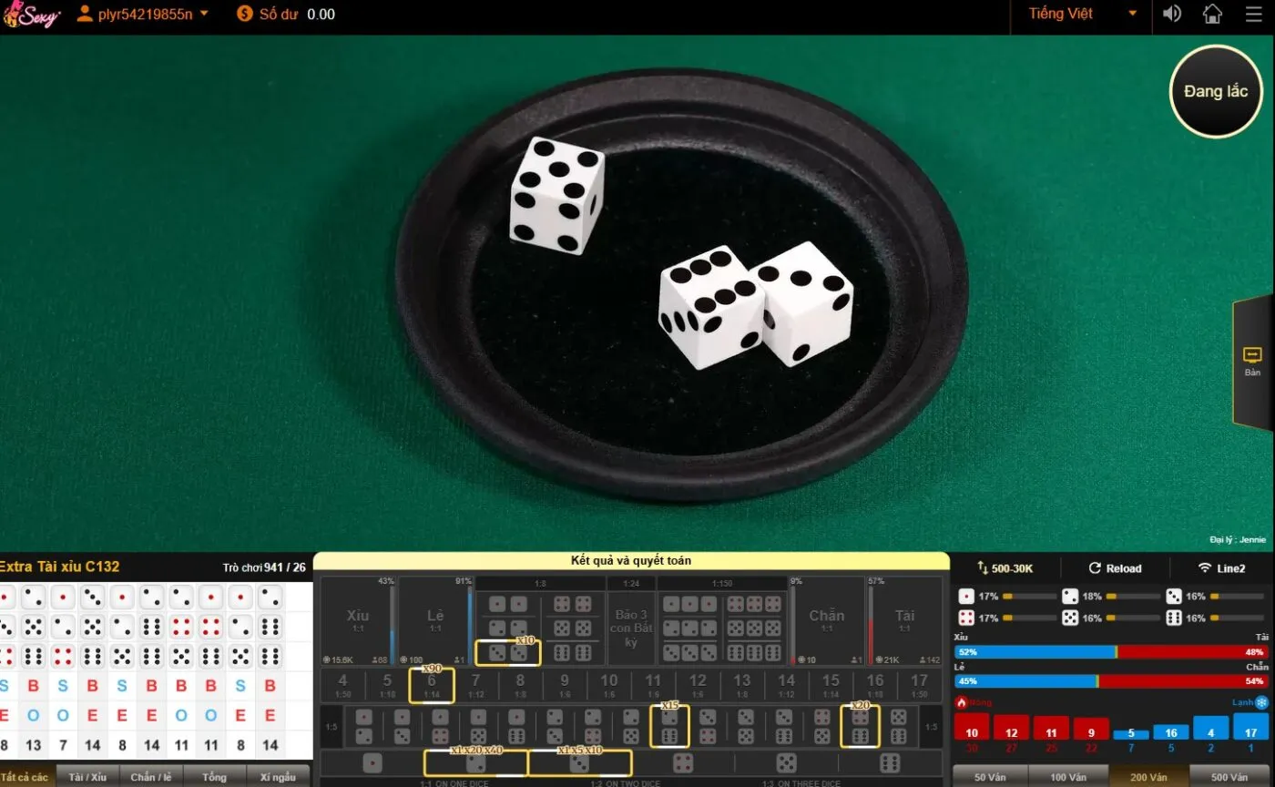 Tài xỉu livestream mang đến trải nghiệm chân thực 